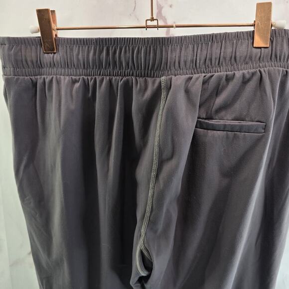 Zyia Pants Womens Medium Gray High Rise Drawstring Pull On Lounge Recovery - Picture 6 of 10